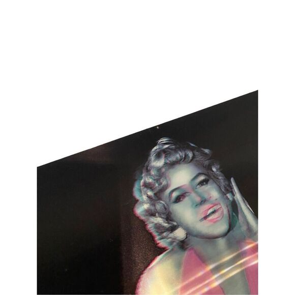 Marilyn Monroe Hollographic Art Portrait 15x11 Neon Pop Art Sexy - Picture 3 of 7